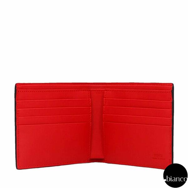 関税込FENDI FFロゴ モノグラム WALLET 二つ折財布 プレゼントに 7M0169A7SB